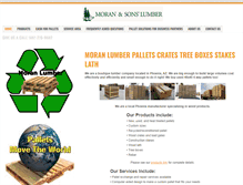 Tablet Screenshot of moranlumber.com